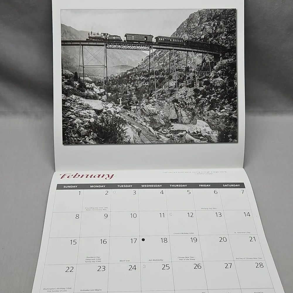 Classic Trains 2015 16-Month Railroad Calendar